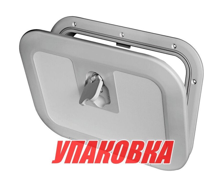 Купить Люк смотровой 280 х 380 мм, серый (упаковка из 6 шт.) Osculati 20-291-60_pkg_6 7ft.ru в интернет магазине Семь Футов