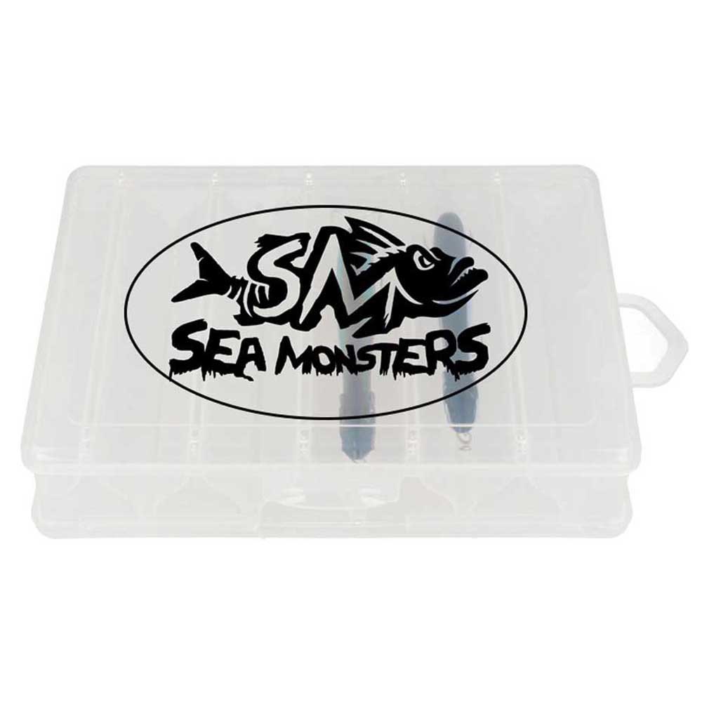Sea monsters SF358-5 Reversible Коробка Серебристый Transparent 19 x 14 x 3.7 cm 
