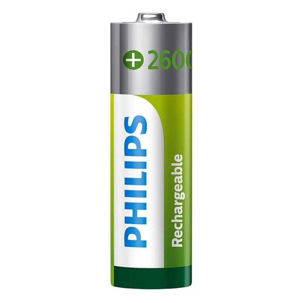 Philips R6B4B260/10 R6B4B260 Pack Аккумуляторы типа АА Бесцветный Silver