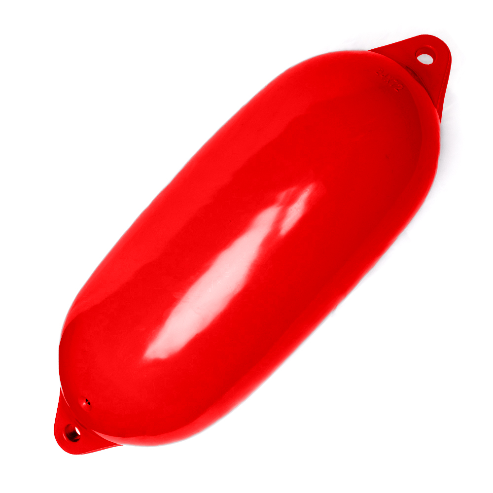 Кранец Polimer Group MF24725 надувной цилиндрический 24х72см 2,4кг из красного пластика