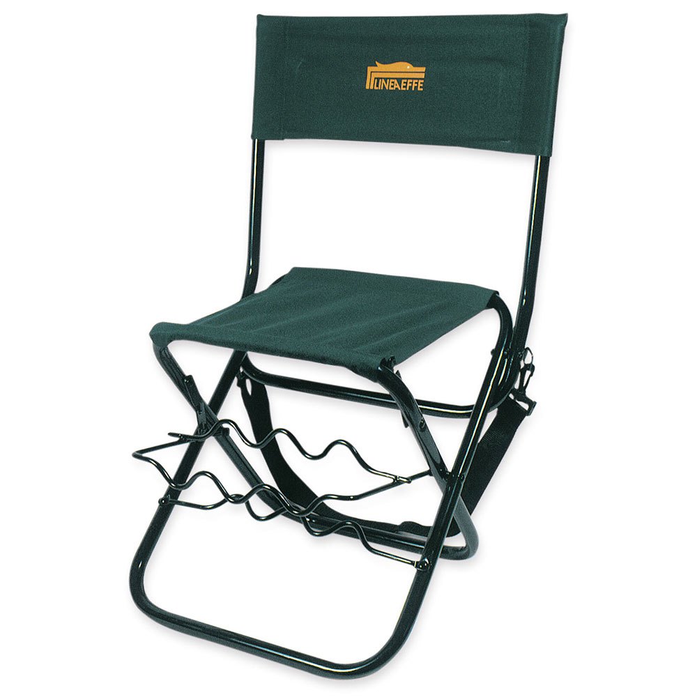 Lineaeffe 6760025 Foldable Fishing Chair With Rod Holder Зеленый Green