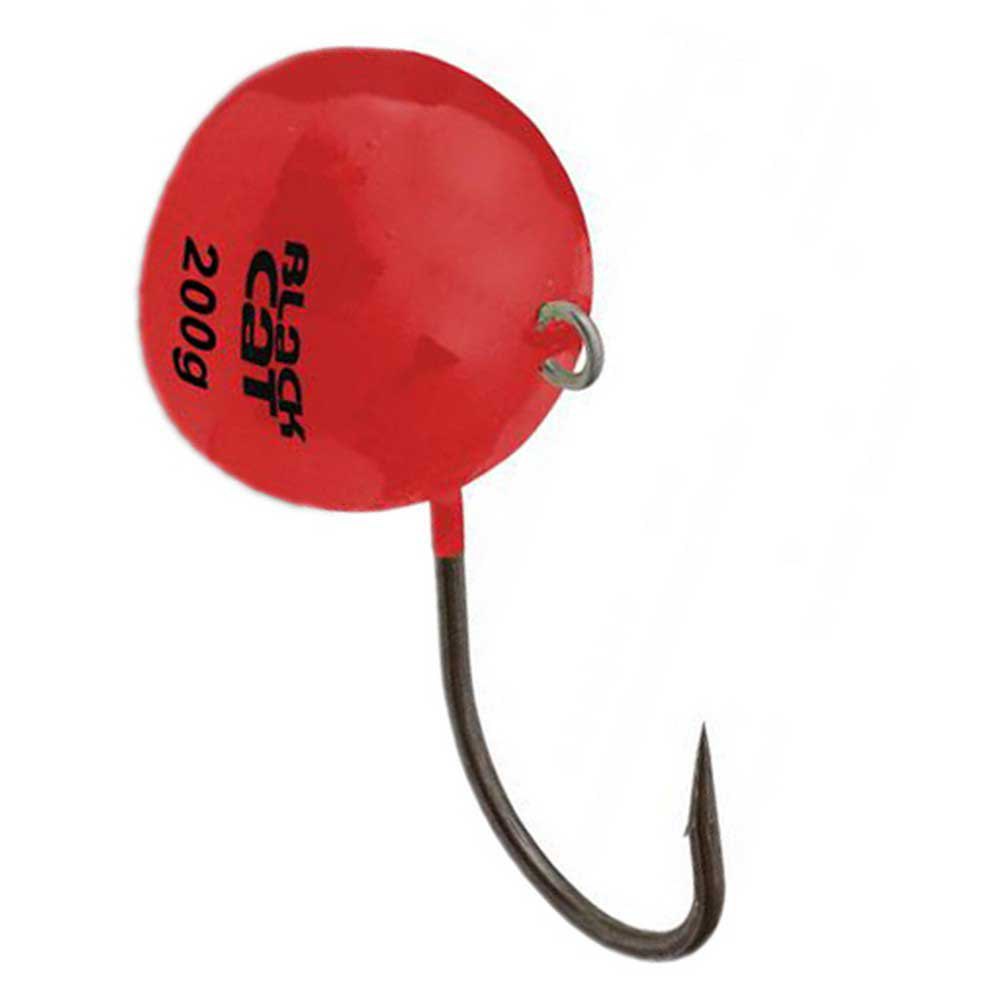 Black cat 3119202 Fire Ball Джиг-голова 200 г Красный Red 200 g 