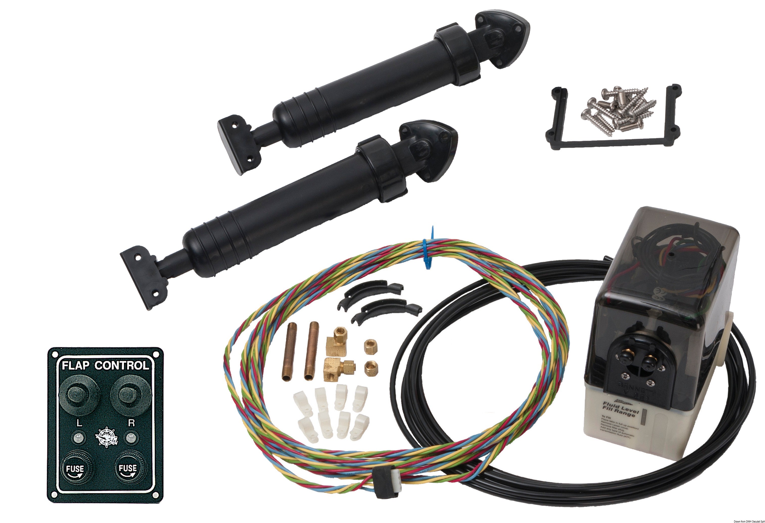 Купить Kit flap Bennet 12V con pannello comando 51.239.03, 51.235.13 7ft.ru в интернет магазине Семь Футов