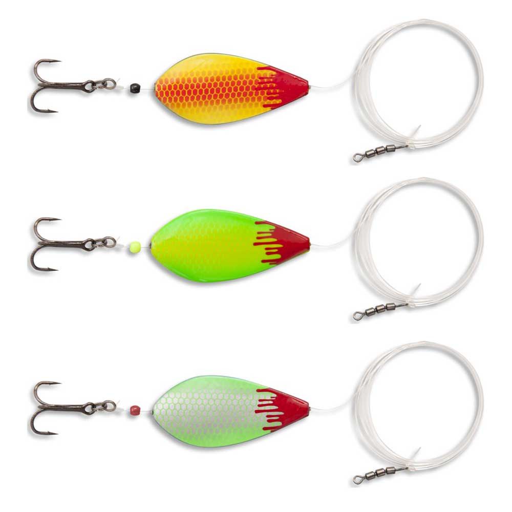 Magic trout 3361003 Fat Bloody Inliner 8g Многоцветный Yellow / Green