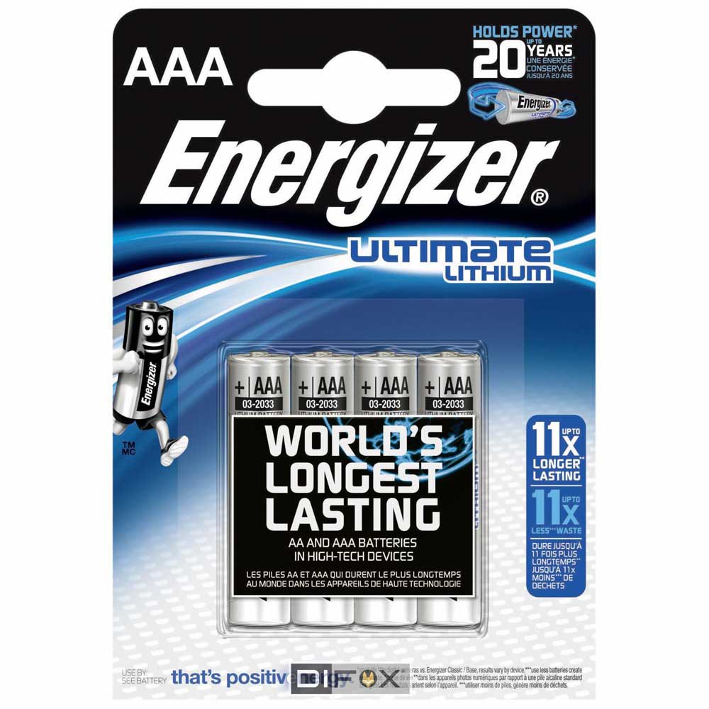 Energizer 639171 Ultimate Lithium Серый  4 pcs AAA L92 