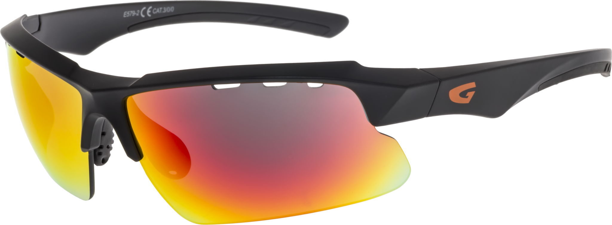 Купить Спортивные очки GOG Faun / Matt Black / Red Lens, e579-2 7ft.ru в интернет магазине Семь Футов