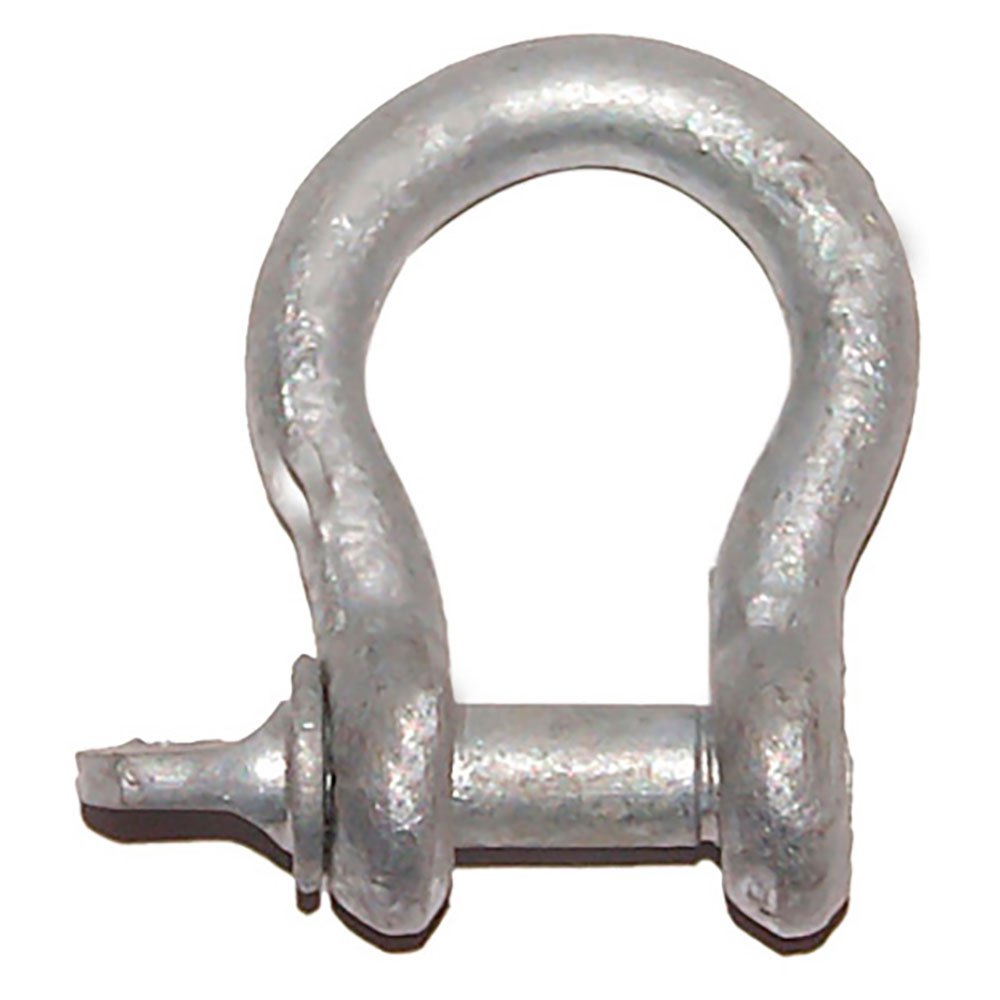 Nantong five-wood 404042 Оцинкованная скоба для лука Серебристый Grey 12 mm 
