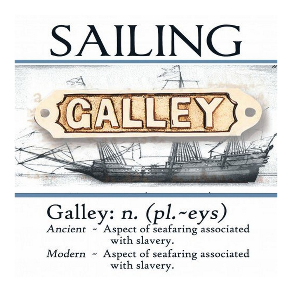 Открытка "Galley" Nauticalia 3330 150x150мм
