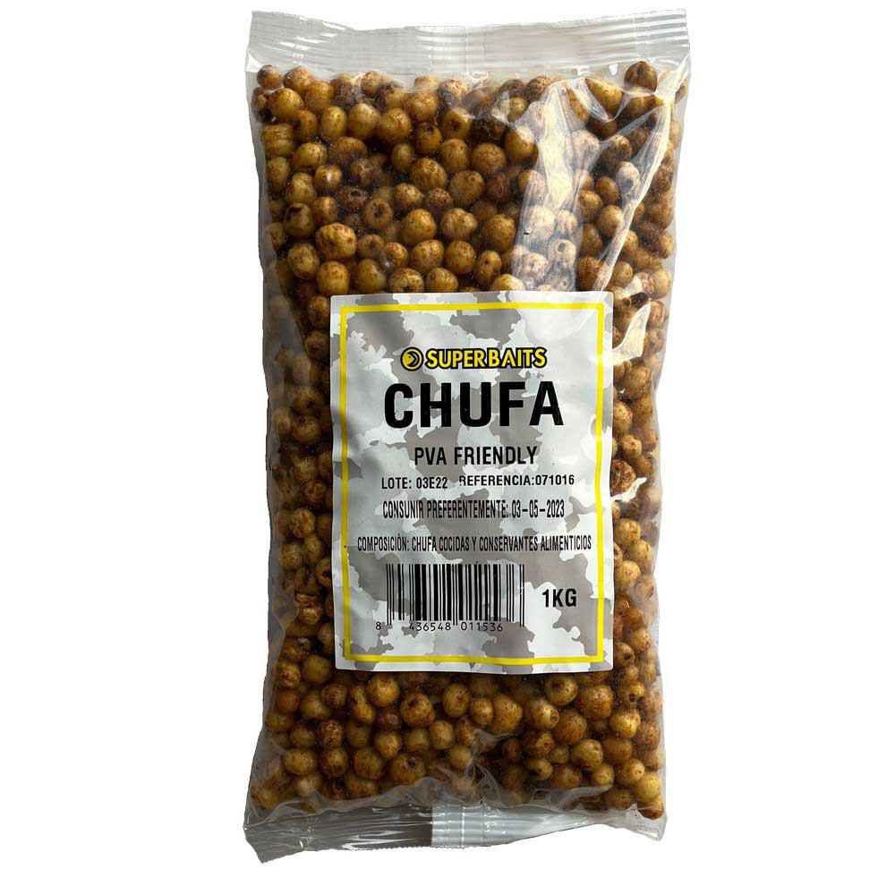 Superbaits 71016 Chufa 1kg Приготовленные семена Зеленый Green
