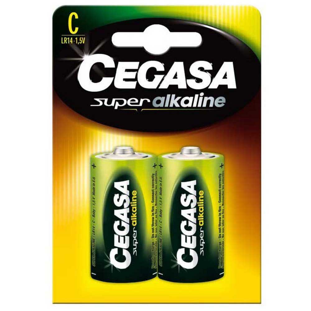 Cegasa 151 1x2 Super Щелочные батареи C Зеленый Green / Yellow