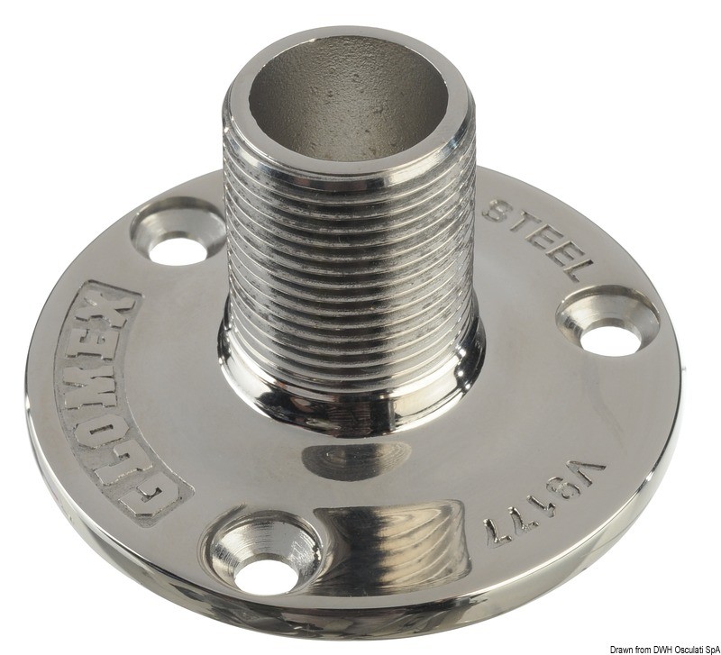 Купить Round base for antennas AISI316 106 mm, 29.917.41 7ft.ru в интернет магазине Семь Футов