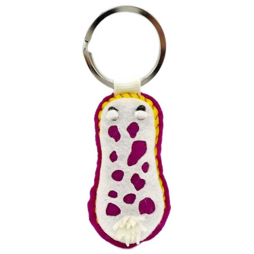 Dive inspire KR-008 Tammy Кольцо для ключей Nudibranch Многоцветный White / Purple / Yellow