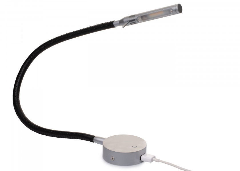 Купить PREBIT LED Flexlight 07-1 USB / mat chrome with black leather cover 25909-bvs 7ft.ru в интернет магазине Семь Футов