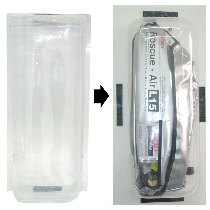 Пластиковый чехол Lalizas 01622 для аварийного дыхательного устройства Lalizas Escape-15