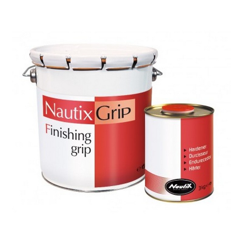 Краска нескользящая двухкомпонентная Nautix Grip 154002 3кг бесцветная