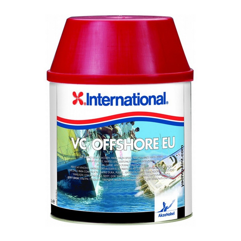 Краска необрастающая двухкомпонентная International VC Offshore EU YBB713/A2AZ 2 л чёрная