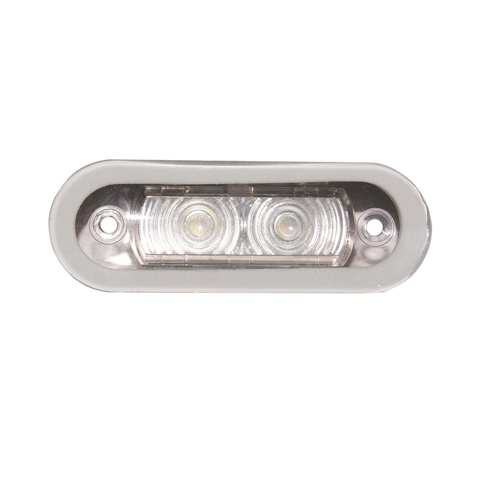 A.a.a. 4000159B Белый водонепроницаемый LED Свет Серебристый Grey 82 x 28 mm 
