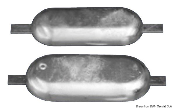 Купить Magnesium anode to be welded 320 x 147 mm 2.5 kg, 43.908.05 7ft.ru в интернет магазине Семь Футов