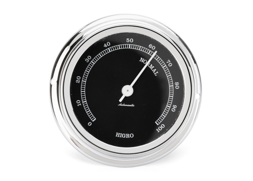Купить Гигрометр судовой Autonautic instrumental Minor HE72C 72x39мм серебристый/черный из хромированной латуни 7ft.ru в интернет магазине Семь Футов
