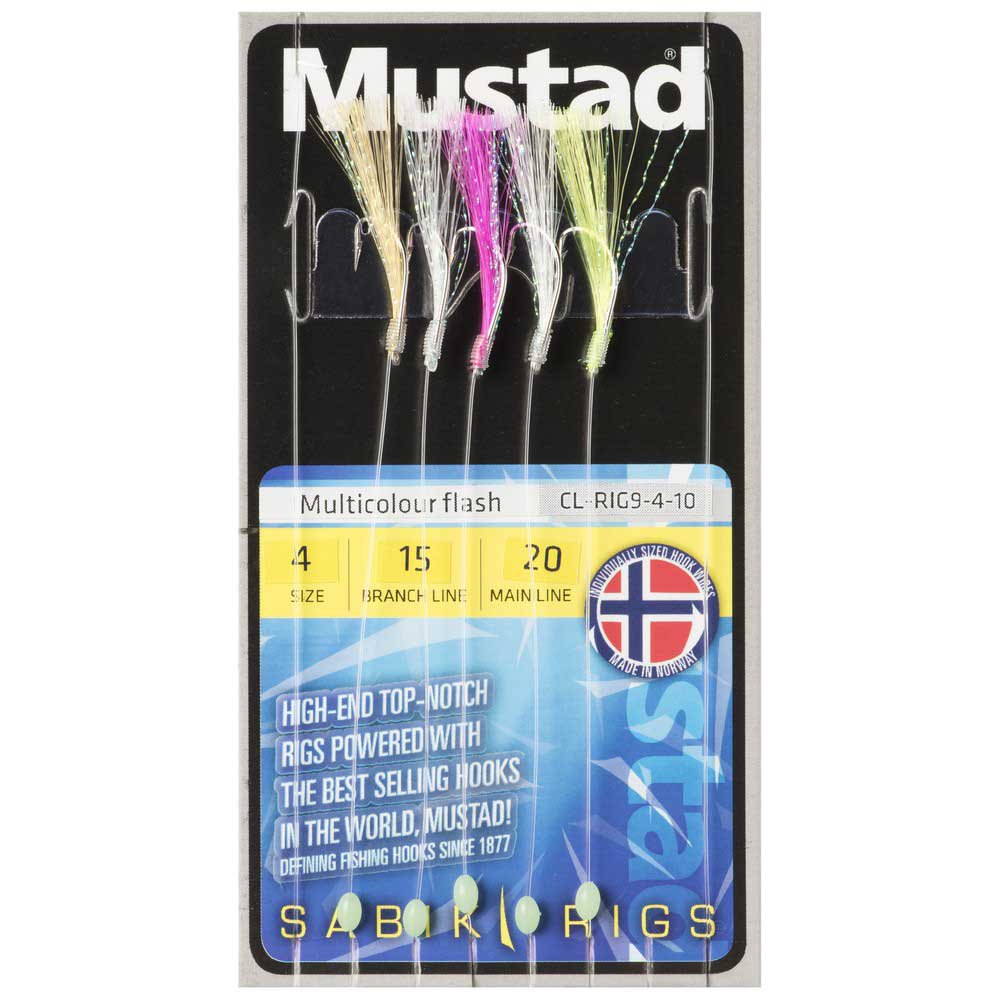 Mustad 636846 Flash 5 Hooks Многоцветный  Multicolour 4 