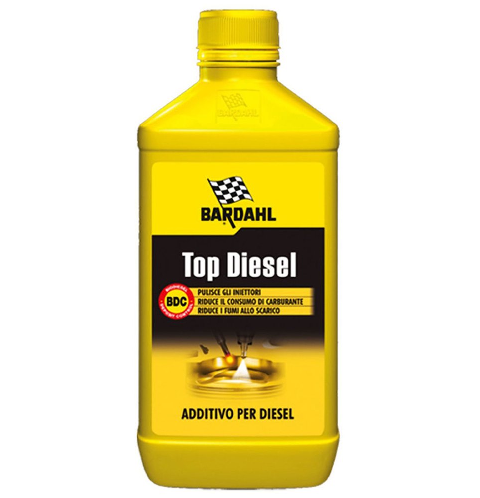 Bardahl 2316274 Top Diesel 1L Очиститель инжекторов Бесцветный Yellow