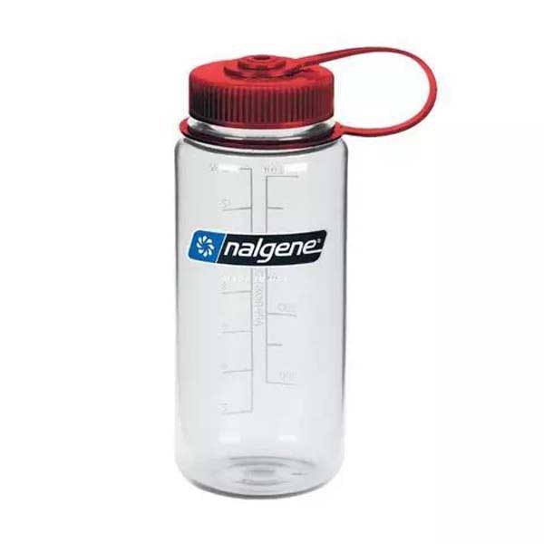 Nalgene NL6820210335 Широкий рот Sustain 500 ml бутылка Transparent / Red