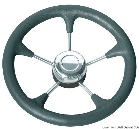 Купить Soft polyurethane steering wheel cone black 350mm, 45.128.01 7ft.ru в интернет магазине Семь Футов