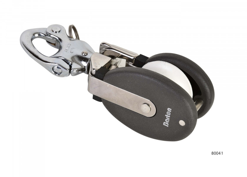 Купить BARTON 90401 Блок с карабином / 16 мм 80041-bvs 7ft.ru в интернет магазине Семь Футов