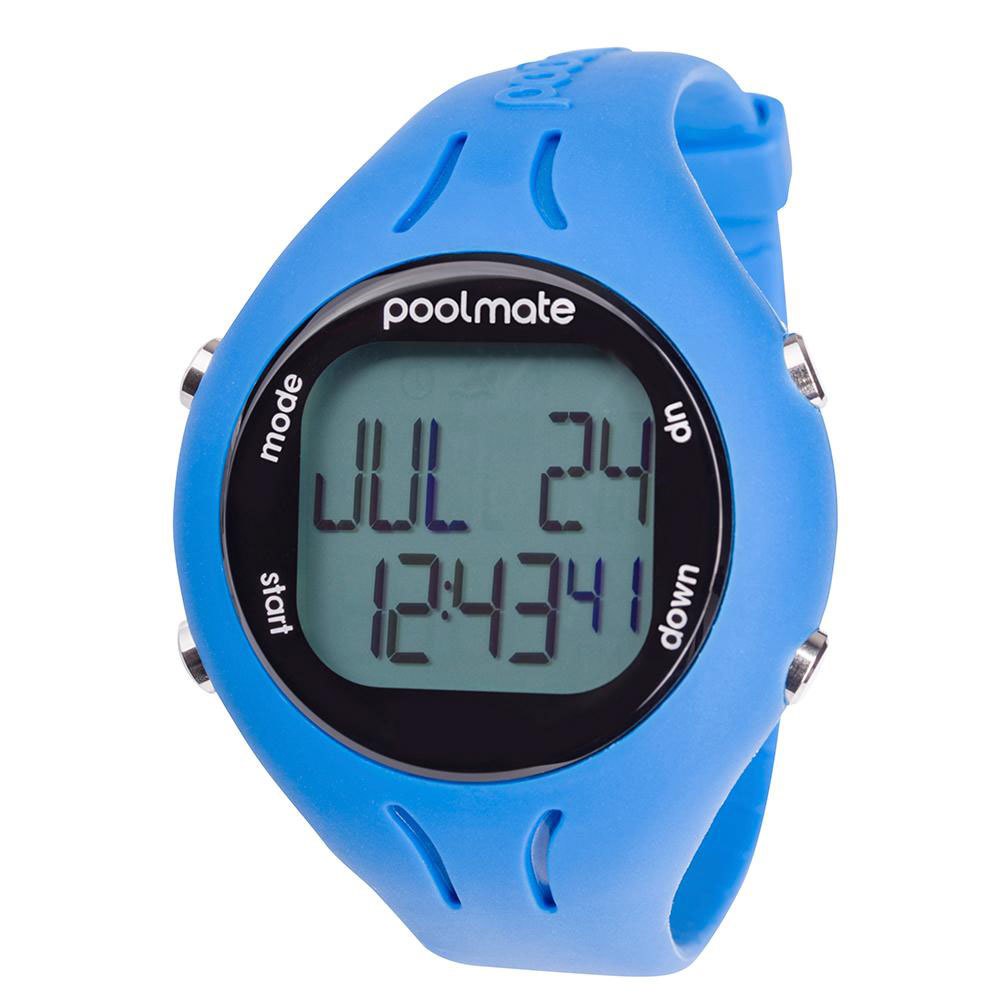 Часы наручные для плавания Swimovate PoolMate2 875977 с голубым ремешком из полиуретана