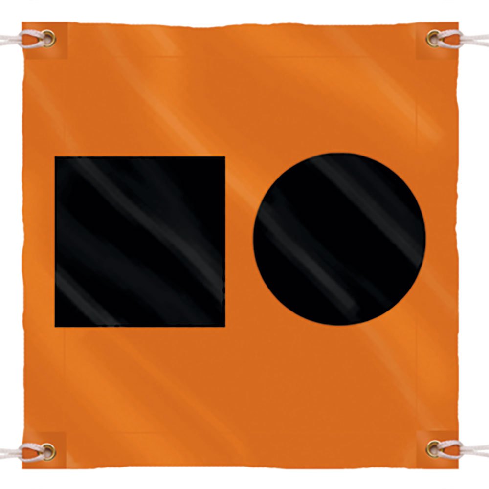 Seachoice 50-78341 Флаг бедствия Оранжевый  Orange / Black 0.9 m 
