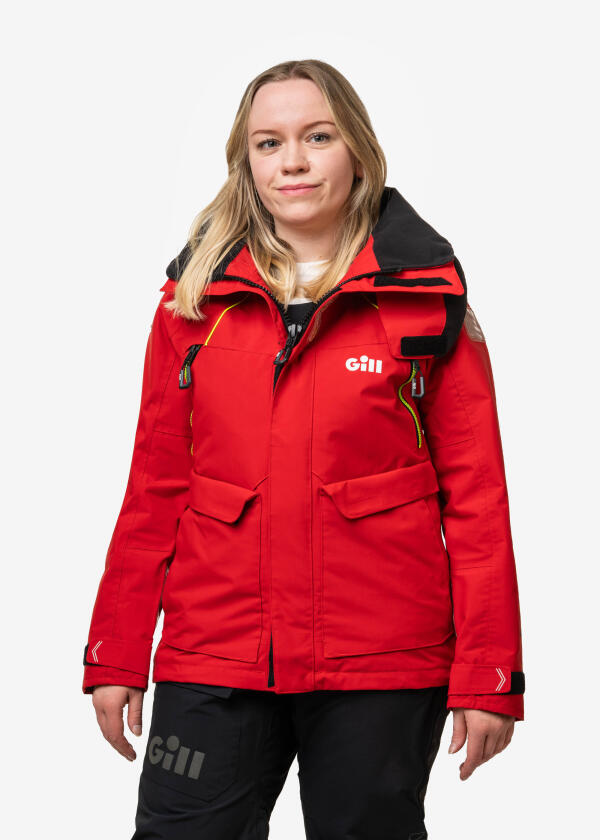 Купить GILL OS26JW-RED01-10 Женская оффшорная куртка OS2 / красный / Размер одежды: 36 7ft.ru в интернет магазине Семь Футов