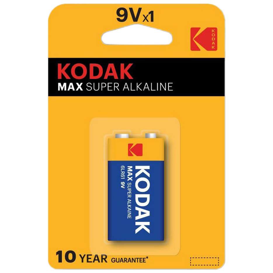 Kodak 30952850 Max Alkaline 9V Аккумуляторы Голубой Yellow