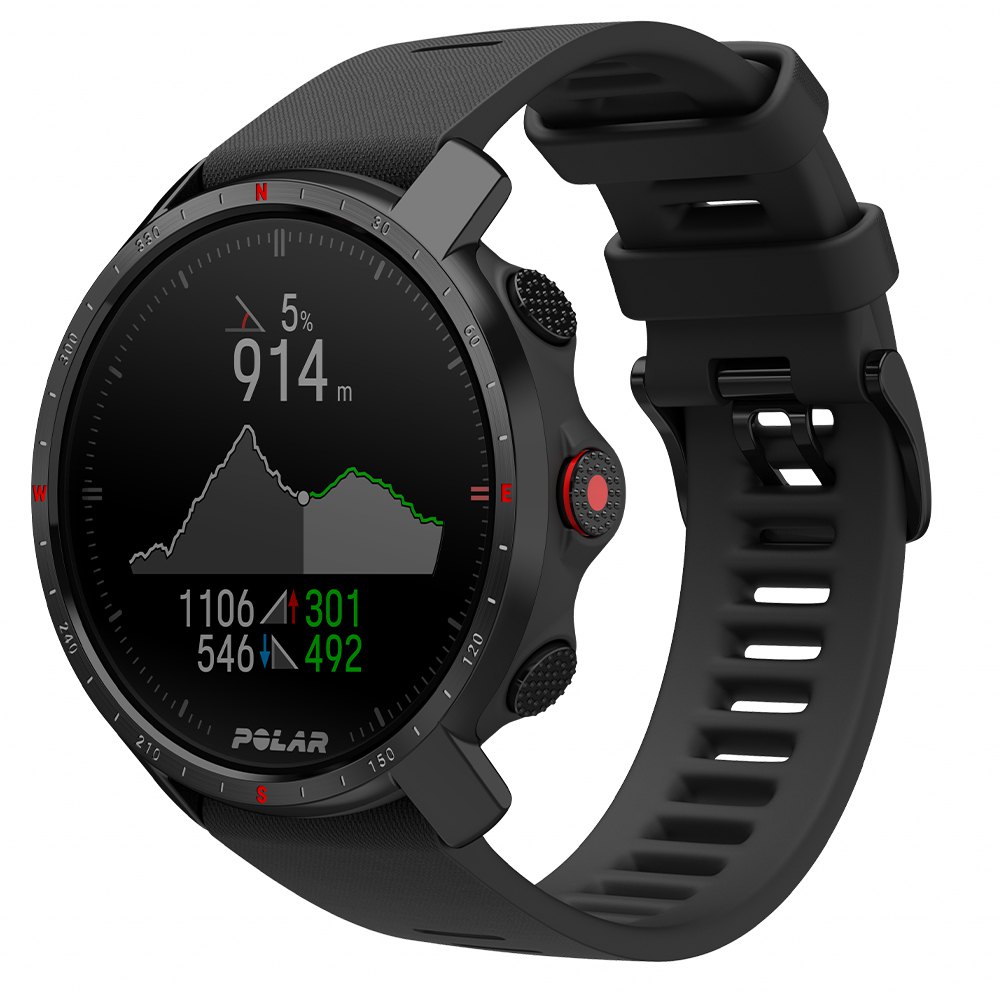 Polar 90085773 Grit X Pro Сапфировые часы Черный Black M-L 