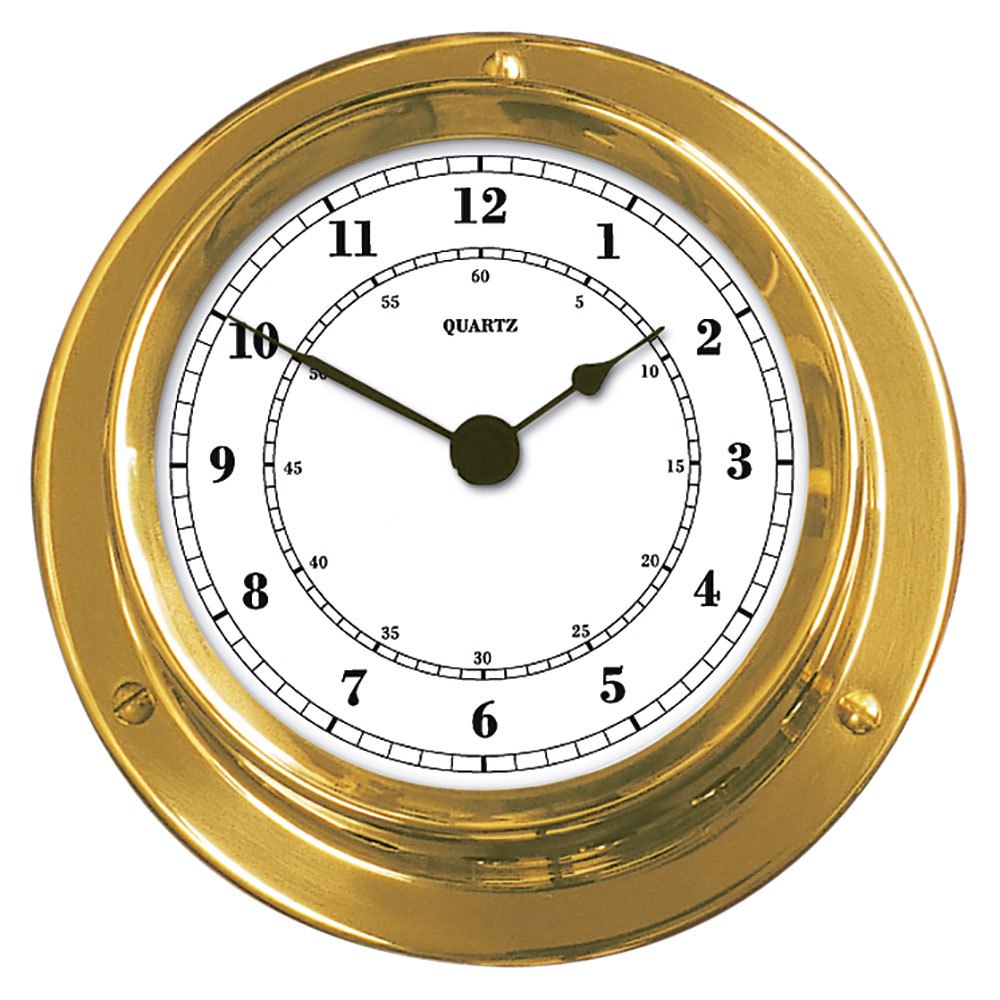 Часы судовые Talamex 21421101 Ø110/84мм из полированной латуни