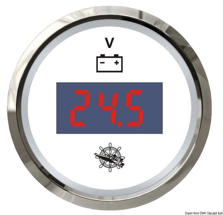 Купить Digital voltmeter 8/32 V white/glossy, 27.322.40 7ft.ru в интернет магазине Семь Футов