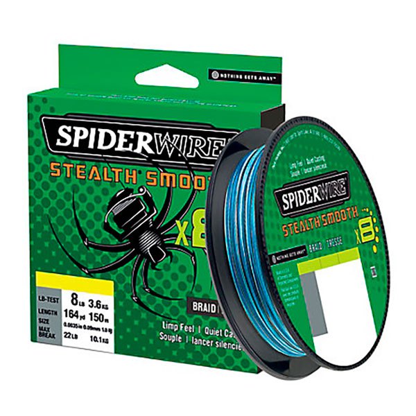 Spiderwire 1515728 Stealth Smooth 8 Тесьма 300 м Голубой Blue Camo 0.130 mm 