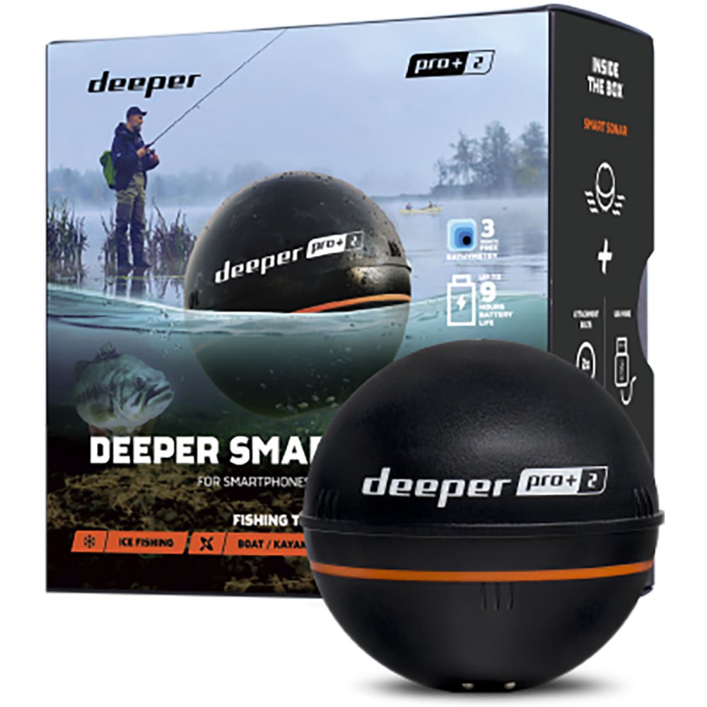 Deeper DP5H10S10 Smart Sonar Pro+ 2 Эхолот Черный  Black