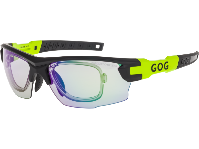 Купить Спортивные очки GOG Steno C / Matt Black-Green / Photochromic Green Lens, e544-2cr 7ft.ru в интернет магазине Семь Футов