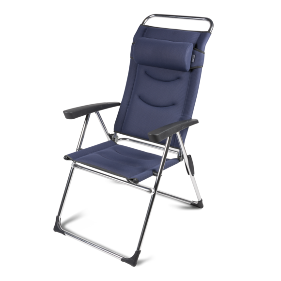 Кемпинговое кресло Kampa Dometic Lusso Milano 9120000497 595 x 1170 x 720 мм стальной синий