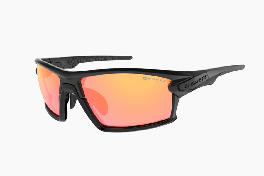 Купить Спортивные очки Demetz Mud / Mat Black / Shiny Black 67-16 Turquoise Photochromic With Red Revo Cat.1 to 3, mud5101p867 7ft.ru в интернет магазине Семь Футов