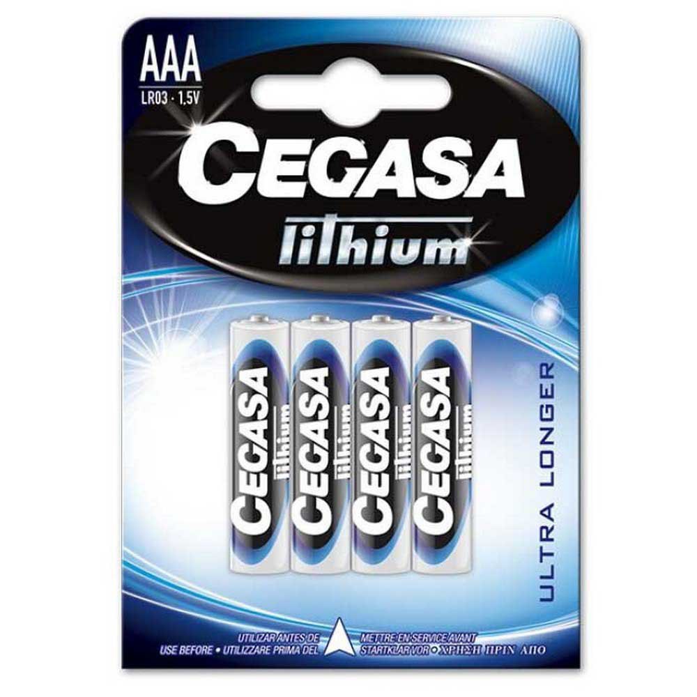 Cegasa 326214 AAA 1x4 AAA Аккумуляторы Серебристый Blue / Silver