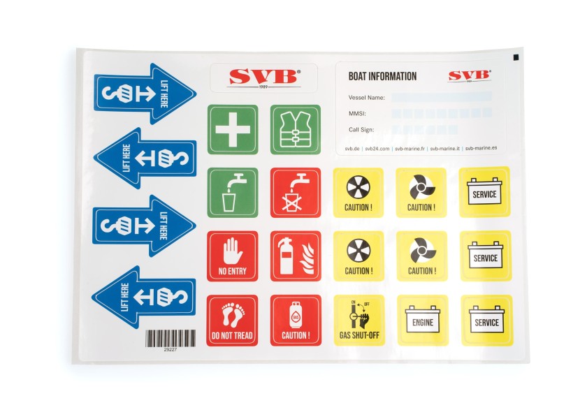 Купить SVB Sticker Sheet 29227-bvs 7ft.ru в интернет магазине Семь Футов