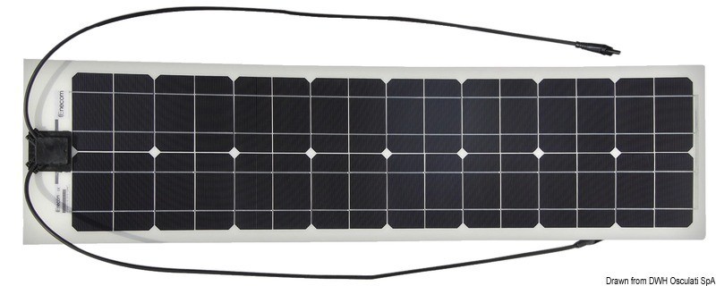 Купить Гибкая солнечная монокристаллическая панель SunPower Enecom IP65 12 В 40 Вт 0,8 кг 1120 x 282 х 1,7 мм, Osculati 12.034.03 7ft.ru в интернет магазине Семь Футов