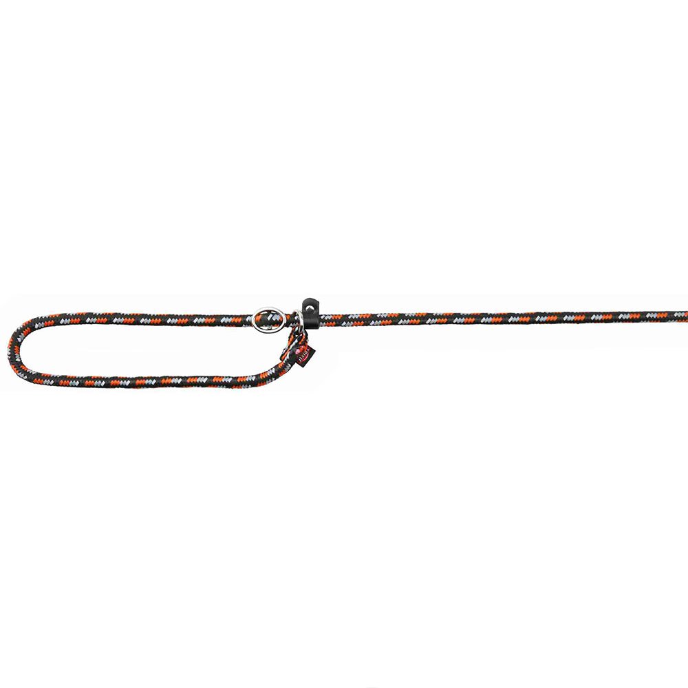 Trixie 14495 Mountain Rope Поводок Черный  Black / Orange S–M