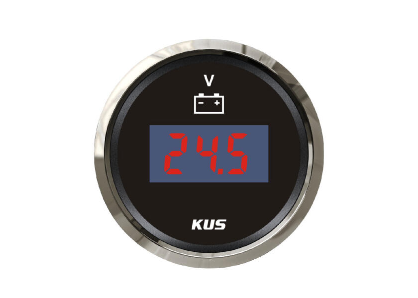 Купить KUS Digital Voltmeter 8-32 V / 52 mm / stainless steel 33468-bvs 7ft.ru в интернет магазине Семь Футов