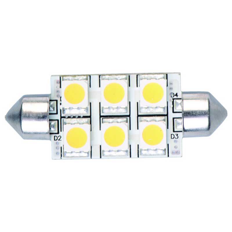 Talamex 14340522 S-LED 6xSMD Festoon 42 mm Белая  Warm White 100 Lumens 
