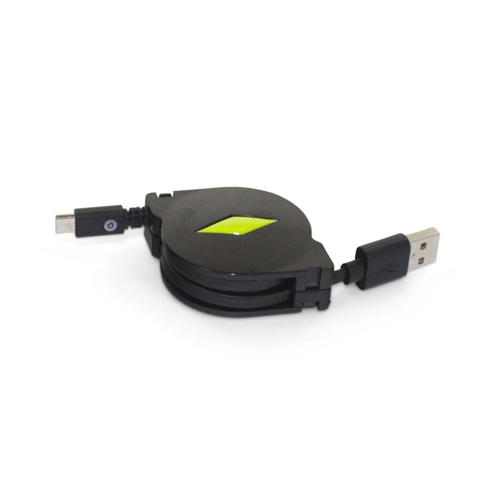 Muvit MUUSC0122 USB Выдвижной USB-кабель К Mico USB 2.1A 1 M Черный Black