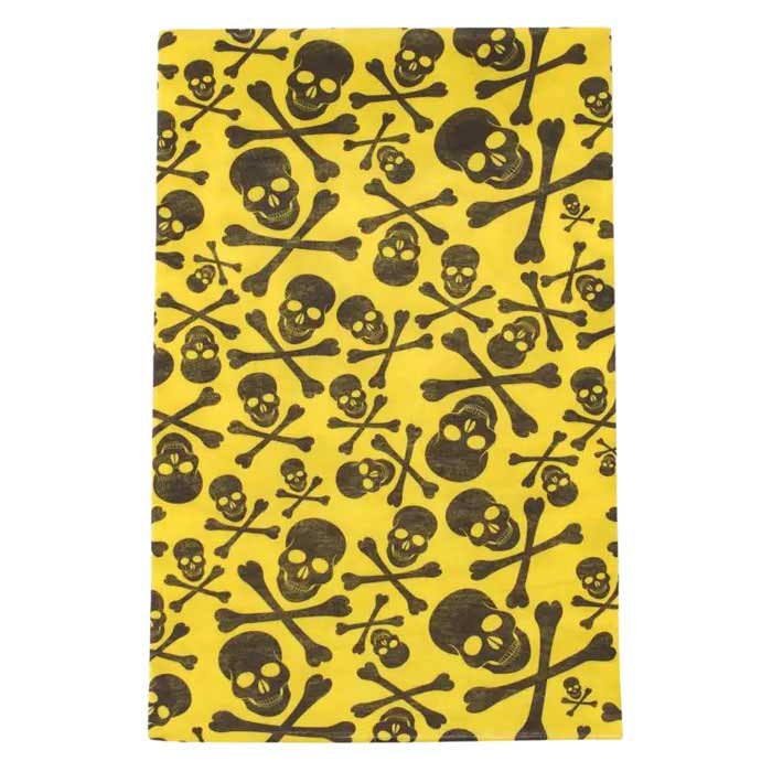 Rox 38679.145.1 Печатный шейный обогреватель Желтый Skull Print