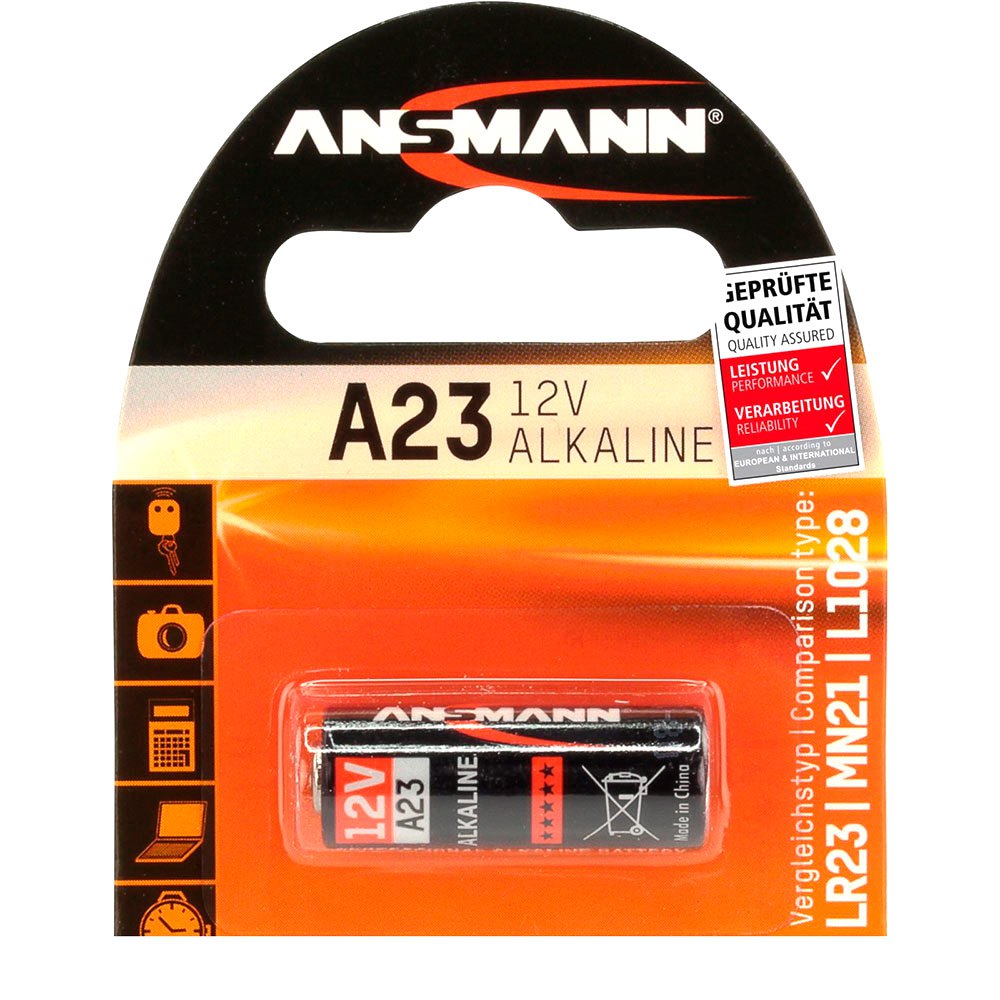 Ansmann ANS5015182 A 23 12 V Для батарей пульта дистанционного управления Черный