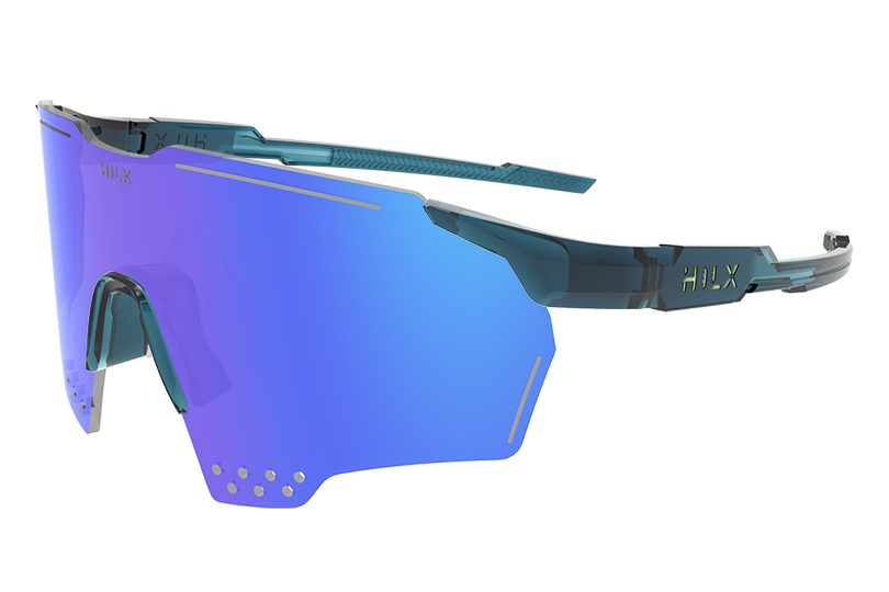 Купить Спортивные очки с диоптриями HILX Gladiator (L) / Shiny Crystal Dark Green / Blue Mirror Lens, rx-555/hgd04905-gd4bl5 7ft.ru в интернет магазине Семь Футов